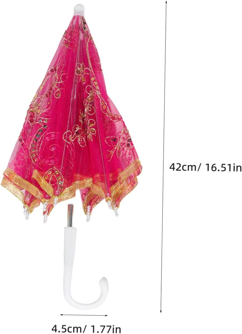 Practice Folding Umbrella Children's Dancing Umbrella Antique Children's Dancing Retro Folding - Image 2