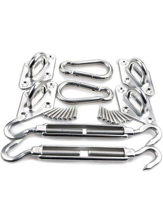 Heavy Duty Sun Shade Sail Fixing Kit for Garden Triangle and Square Rectangle 304 Stainless Steel Hardware Accessories - pzsku/ZC0D8F01963F0A3351141Z/45/_/1655540314/c93b0ddd-1dab-41ef-a06e-64dd4fae85f3
