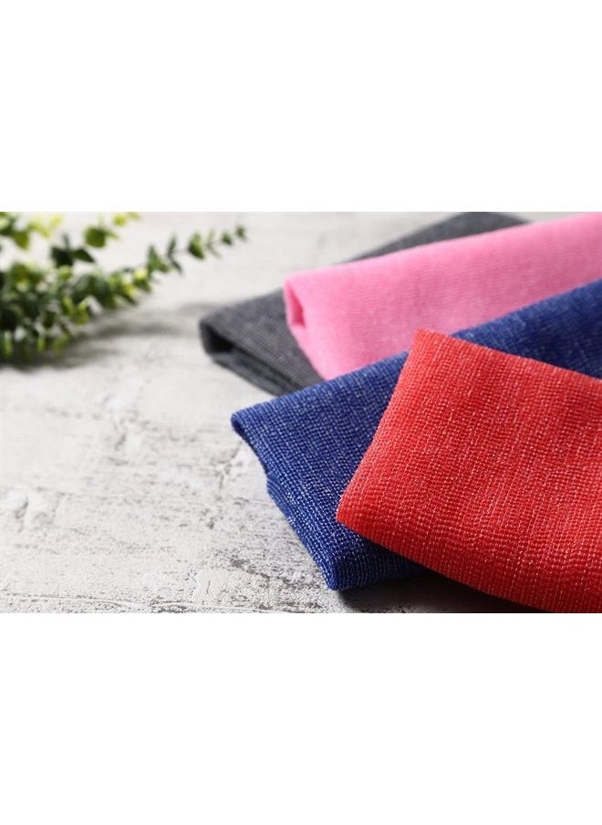 Terra Distribution Extra Rough, Exfoliating Washcloth [Made in Japan] Exfoliating Towel Special Texture Makes Fluffy Foam Lather, Back Scrubber, Dead Skin Cell Remover [Loofah for Women and Men] (Pink) 