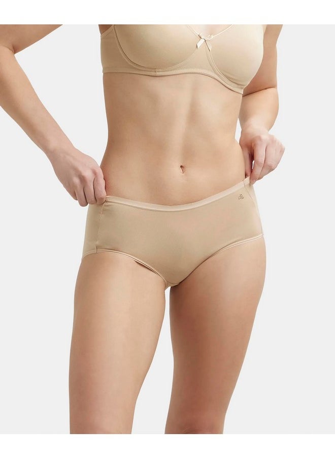 JOCKEY - Jockey 1809 Women's Full Coverage Micro Modal Elastane Stretch High Waist Full Brief with Exposed Waistband and StayFresh Treatment_Light Skin_L - Image 1