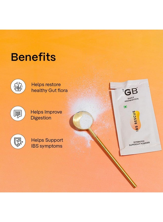 The Good Bug Ibs Rescue C Supergut Powder For Constipation Relief & Irritable Bowel Syndrome|Pre & Probiotic Supplement For Men & Women|5 Billion Cfu Of Strains|15 Days Pack,1 Count,15 Servings - Image 2