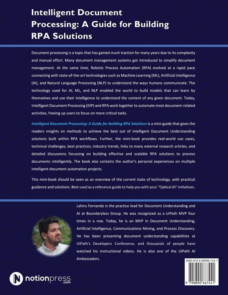 Intelligent Document Processing : A Guide for Building RPA Solutions - Image 2
