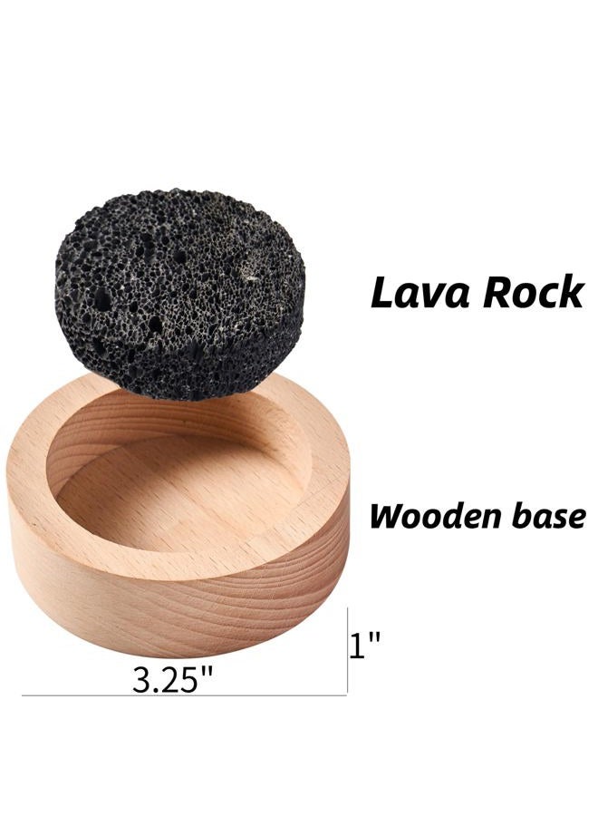 CUIYKAI Small Passive Lava Rock Diffuser for Essential Oils Great for Decorating at Desk, Office or Car - Image 2