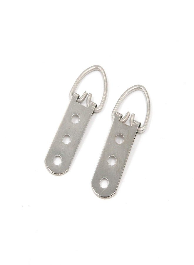 Geesatis Hanging Hardware 20 PCS Picture Hangers Triangle Framing Hanger 3-Hole D Ring Hole Heavy Duty Hook for Picture Frames Hanging with Mounting Screws - Image 2