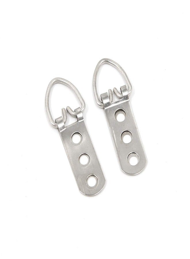 Geesatis Hanging Hardware 20 PCS Picture Hangers Triangle Framing Hanger 3-Hole D Ring Hole Heavy Duty Hook for Picture Frames Hanging with Mounting Screws - Image 4