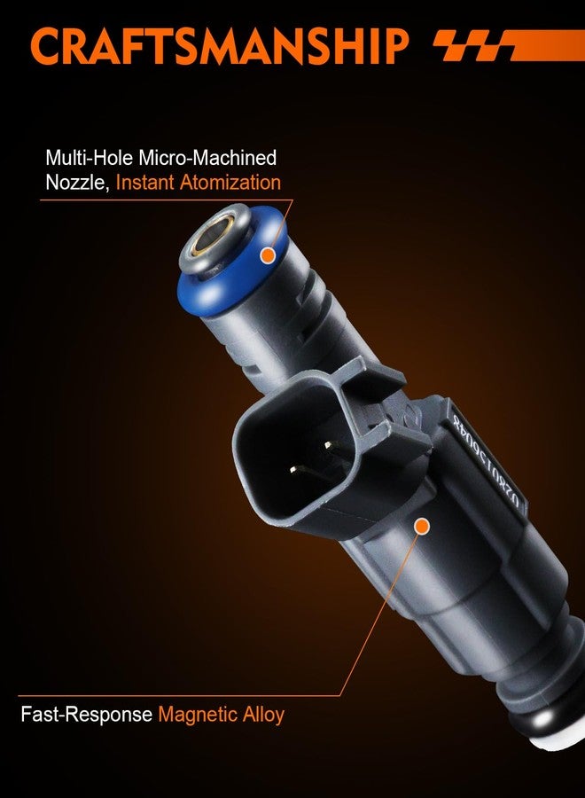 YZHIDIANF 0280156048 4.6L Fuel Injectors Fit For:-Ford Crown Victoria 2001-2004, For:-Lincoln Town Car 2001-2002, For:-Mercury Grand Marquis 2001-2002, Replacement 82211142, FJ459, 822-11142 (8 Pcs) - Image 5