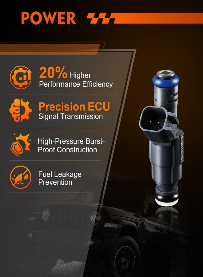 YZHIDIANF 0280156048 4.6L Fuel Injectors Fit For:-Ford Crown Victoria 2001-2004, For:-Lincoln Town Car 2001-2002, For:-Mercury Grand Marquis 2001-2002, Replacement 82211142, FJ459, 822-11142 (8 Pcs) - Image 4