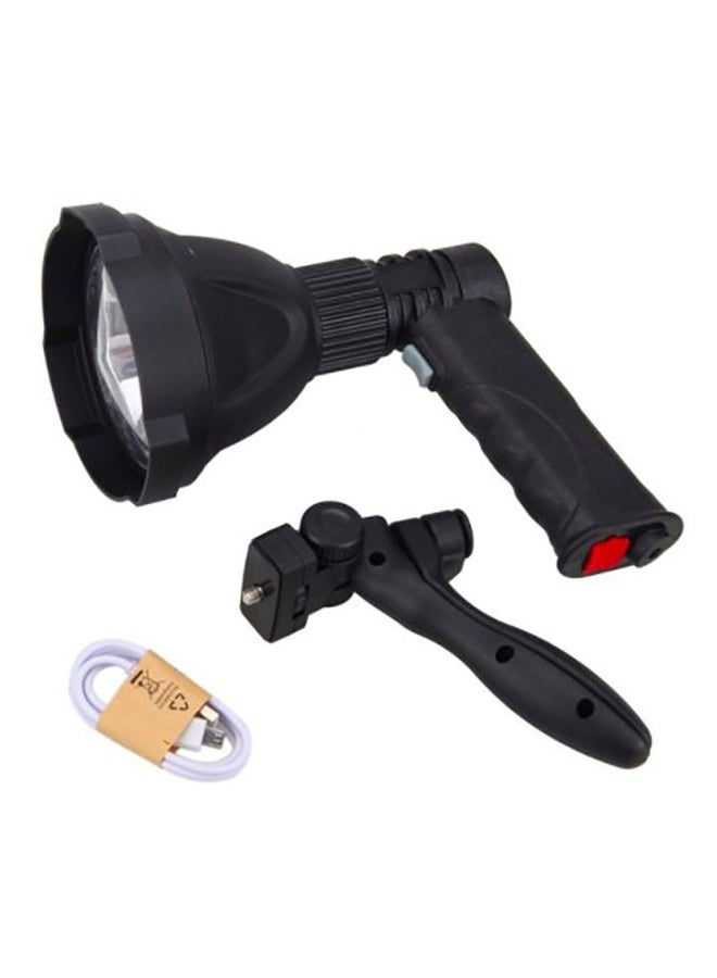 Loquat Rechargeable Emergency LED Light Black 12 x 20cm - Image 2