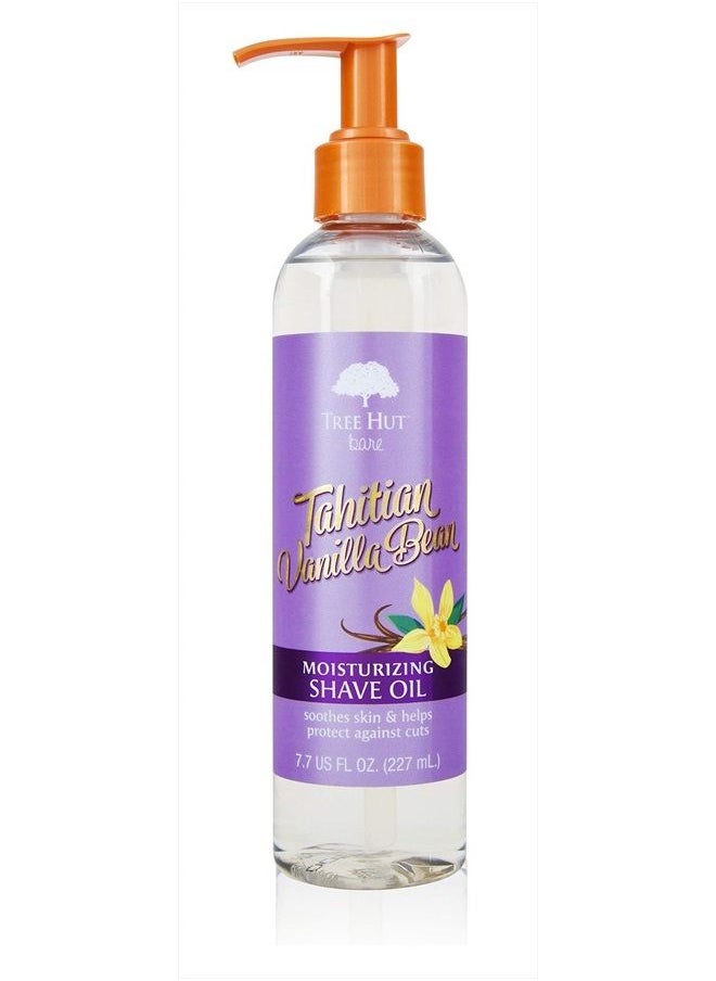Tree Hut - bare Moisturizing Shave Oil, Tahitian Bean, Vanilla, 7.7 Fl Oz - Image 1