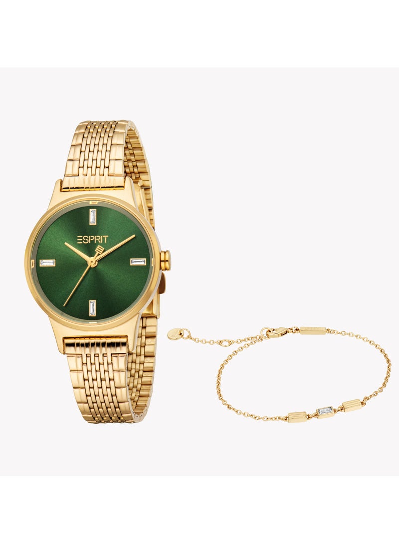 ESPRIT Women's Gold Stainless Steel Watch | ES1L519M0025 - Image 1