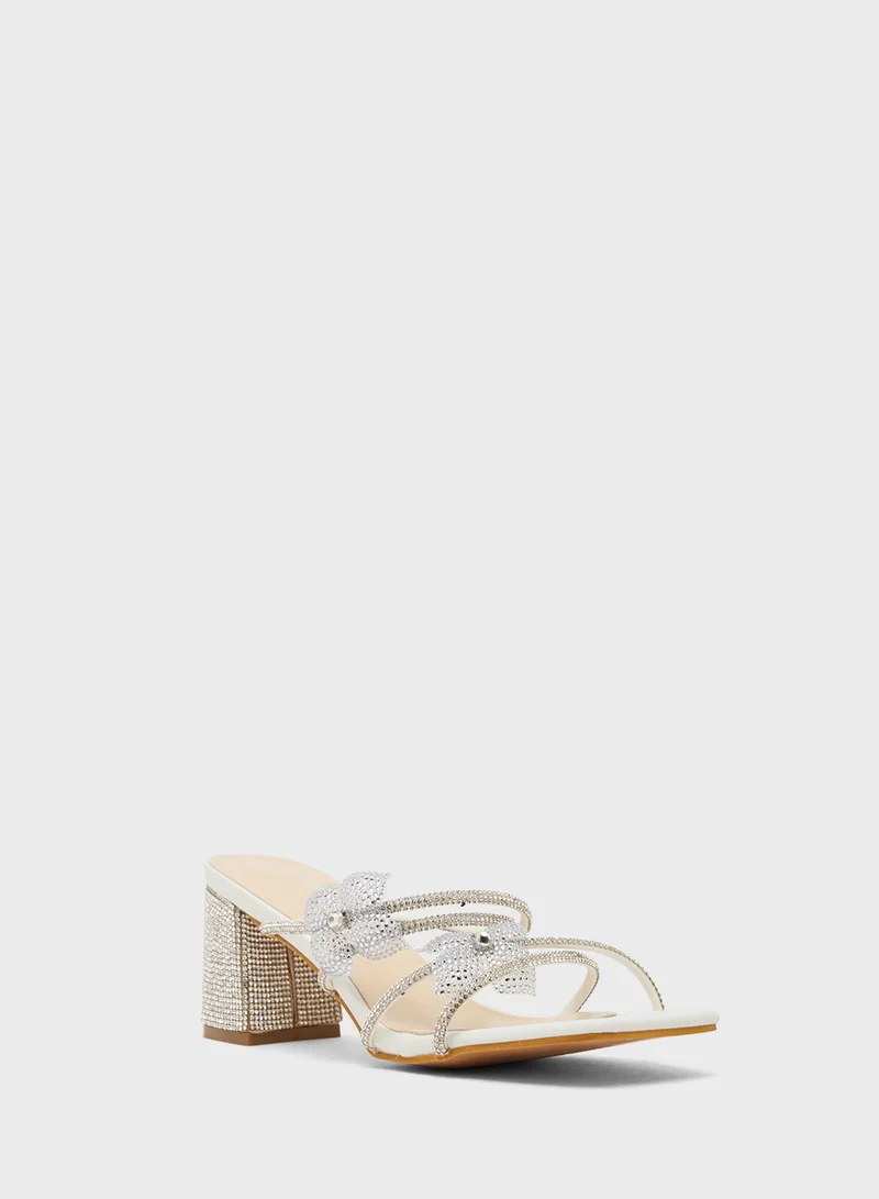 ايلا Heeled Floral Sandal