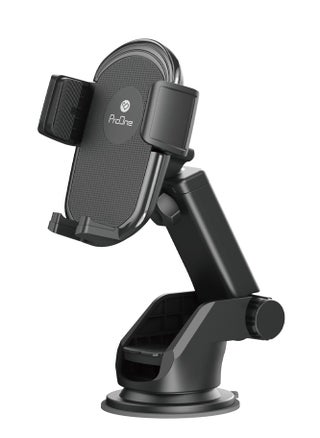 ProOne PHL1165 Universal Car Dashboard Phone Holder, 360° Rotating Adjustable Mount, Compatible with Phones up to 6 Inches, Durable ABS+PC Material, Easy Installation, Black - pzsku/ZC0D97035190CBCFE4916Z/45/1746397344/7cb08084-57ac-4386-9d77-dd88961cfcfd
