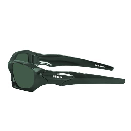 Dervin UV Protected Polarized Sports Sunglasses for Men & Women Driving Cycling Fishing Cricket Sunglasses (Green-Green) - Image 3