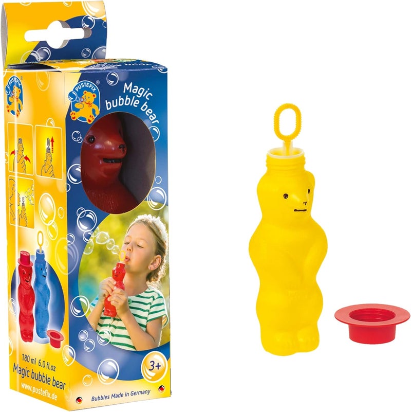 Pustefix Toysmith Bubble Blowing Bear - 6oz Assorted Colors - Image 1