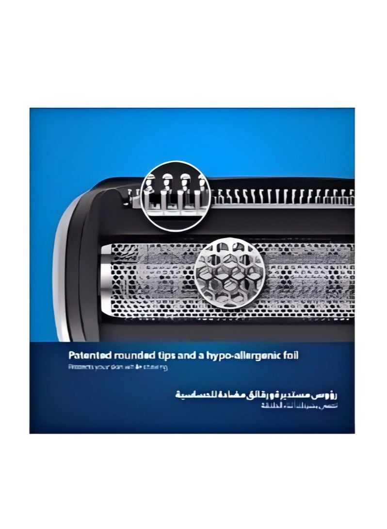 Philips Bodygroom Replacement Foil TT2000/43 Fits Series 3000, 5000 And 7000 Hypoallergenic Foil, Waterproof Replace Every 12 Months for Best Results Black/Silver - Image 3