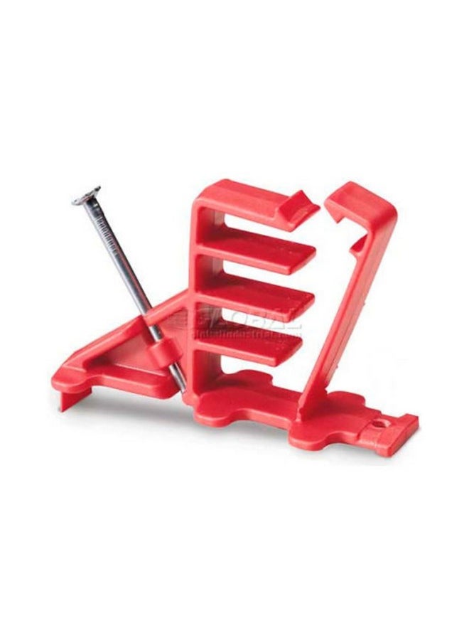 Gardner Bender Gardner Bender MCS-100W Multi-Cable Staple, Secures: (NM) Non-Metalic, Coaxial & Data / CAT 5, 100 Pk., Red 