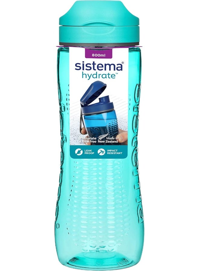 sistema Sistema Hydrate 800ml Sports Water Bottle  - Image 1