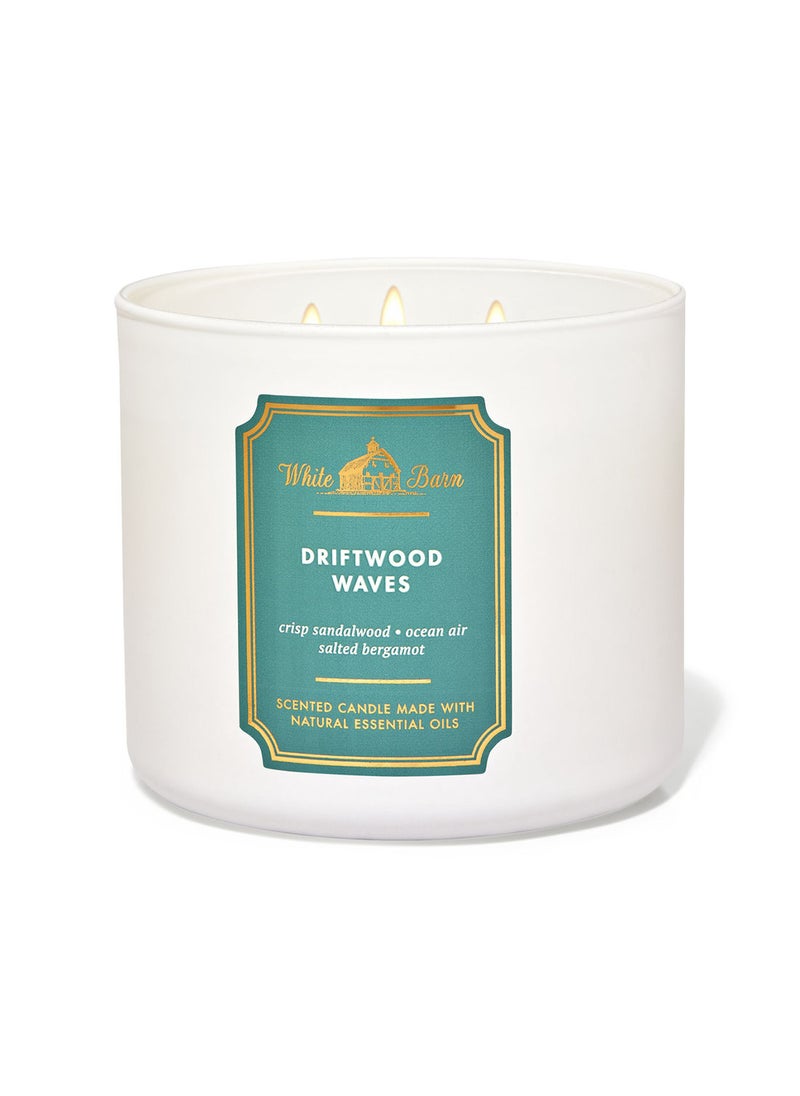 Bath & Body Works - Driftwood Waves 3-Wick Candle - Image 1