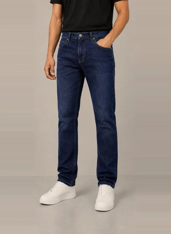 تايك تو Men Regular Fit Mid Rise Jeans By Falcon