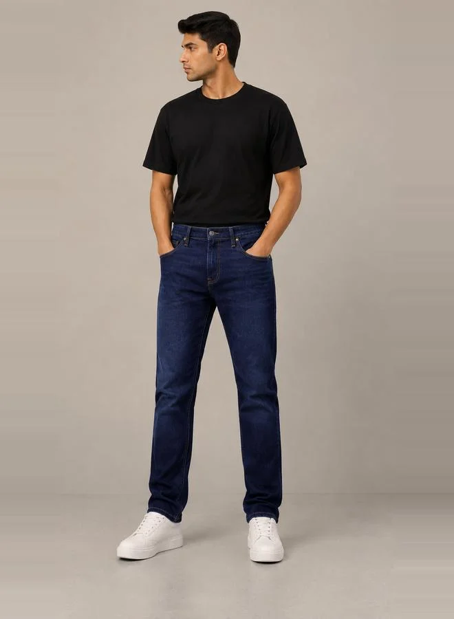 تايك تو Men Regular Fit Mid Rise Jeans By Falcon