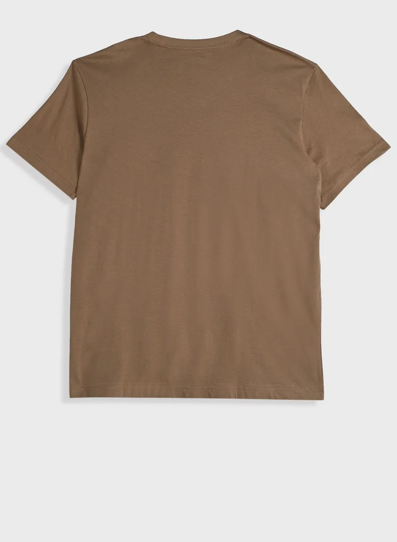 Calvin Klein Jeans 2 Pack Logo Crew Neck T-Shirt