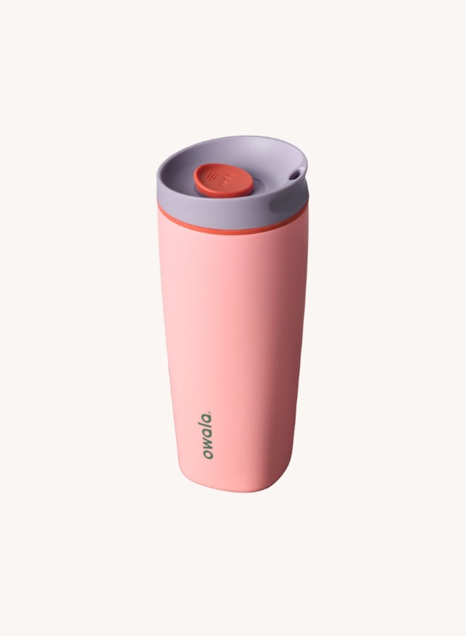 Owala SmoothSip Slider - Stainless Steel - 20-oz. - Sugar High, Pink - Image 1