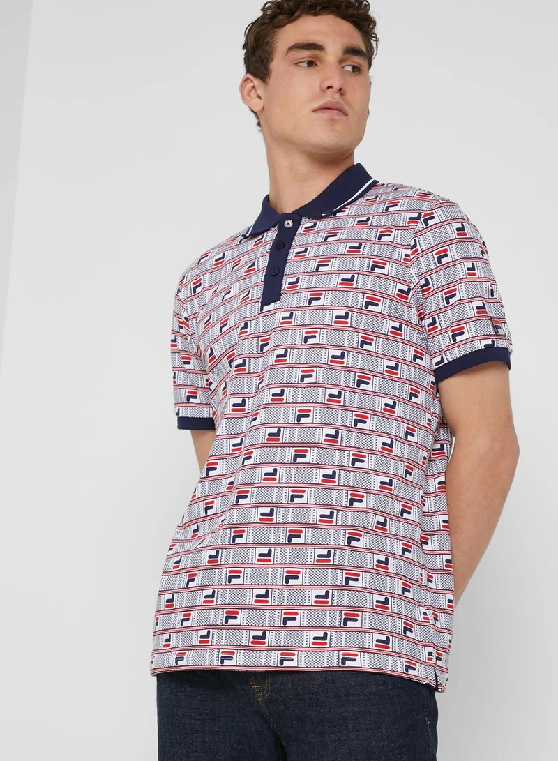 FILA Gianni Archive AOP Polo