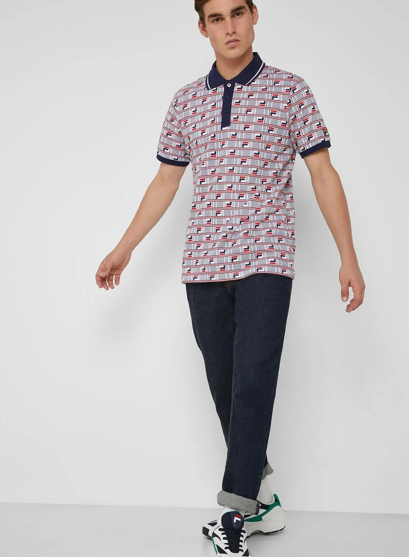 FILA Gianni Archive AOP Polo