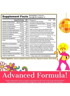 TODICAMP Women's Multivitamin & Mineral Complex with Plant-Based Extracts Products - Womens Daily Multivitamins - Hair Skin and Nails Vitamins - Foundational Multivitamin for Women - 30 Day Supply  - Image 2