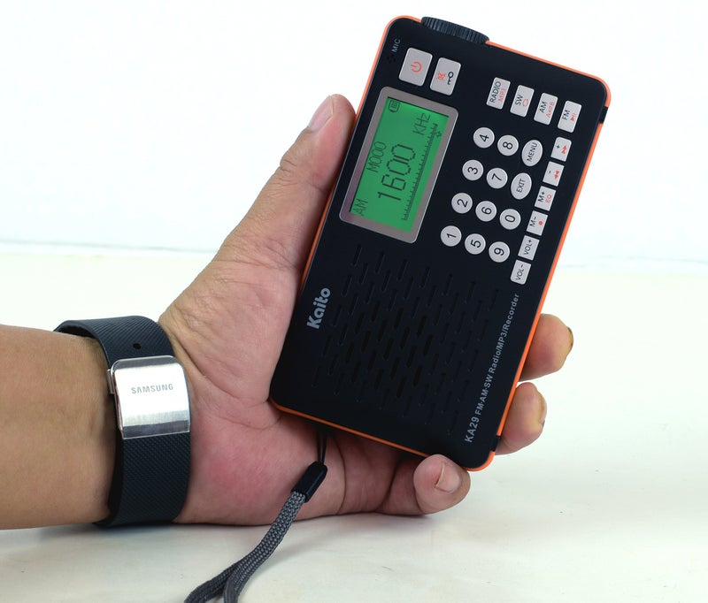 Kaito KA29 All in one World Receiver, with Recorder, AM FM SW Radio and MP3 Player(Black) - Image 4