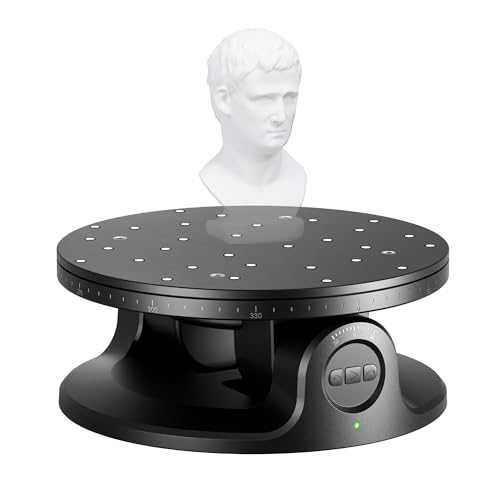 Revopoint Dual Axis Turntable for Accurate 3D Scanning, Easy Capturing Detail-rich 3D Data of Small-Medium Objects - Image 1