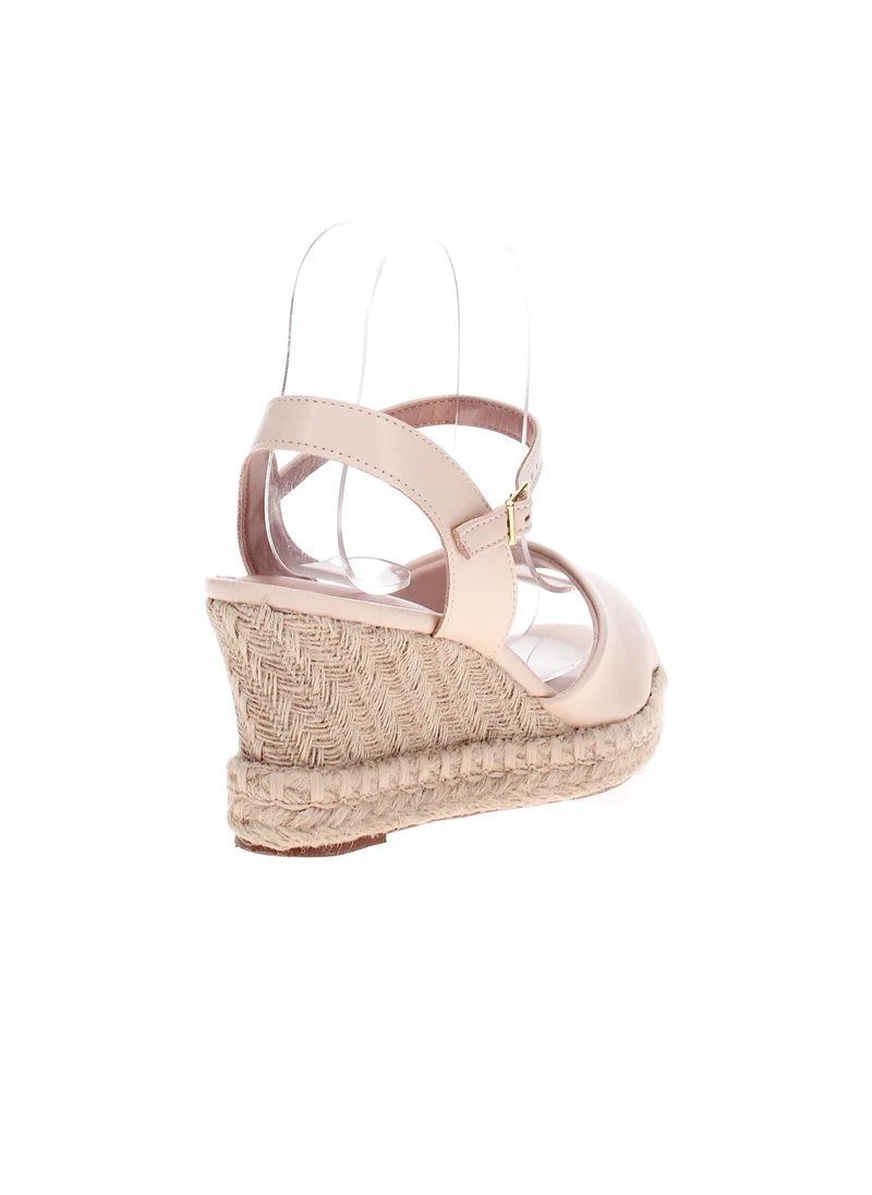 Beira Rio Cream Wedge Sandals for Women – Stylish & Comfortable Elevated Footwear for Women | Best Price UAE
