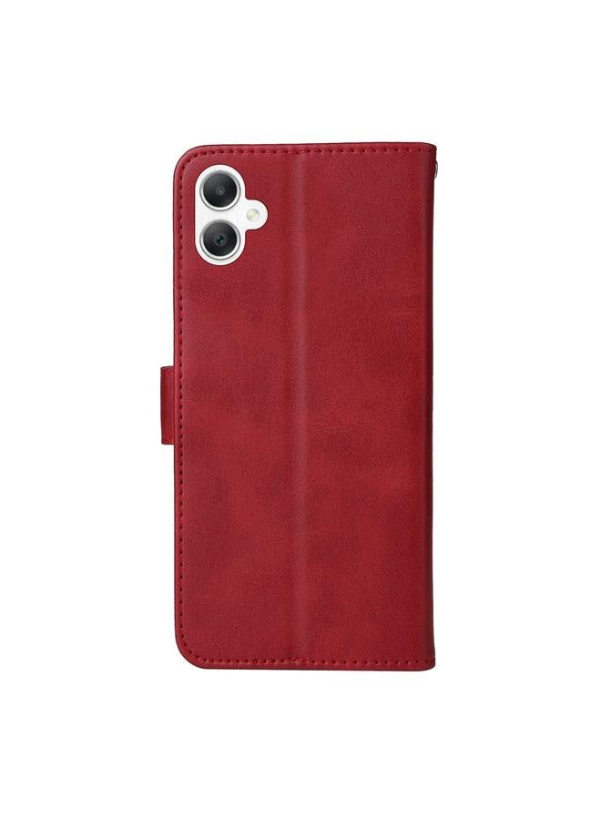 اس-توب جراب لهاتف Samsung Galaxy A06 4G / 5G جراب هاتف كلاسيكي من جلد العجل قابل للطي - Image 3