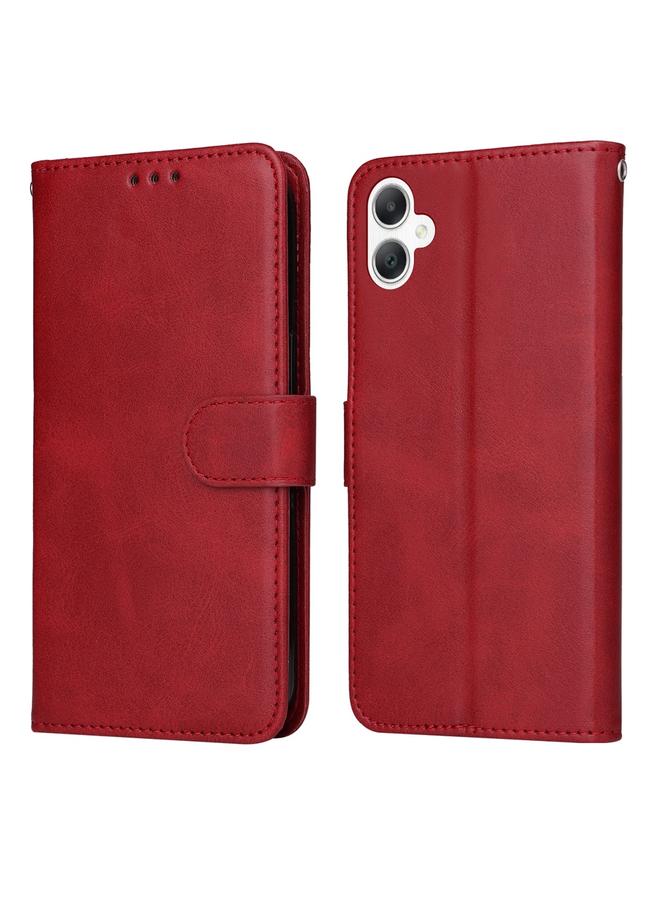 اس-توب جراب لهاتف Samsung Galaxy A06 4G / 5G جراب هاتف كلاسيكي من جلد العجل قابل للطي - Image 1