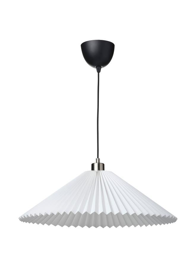erorex Pendant Lamp, Pleated White, 59 Cm - Image 1