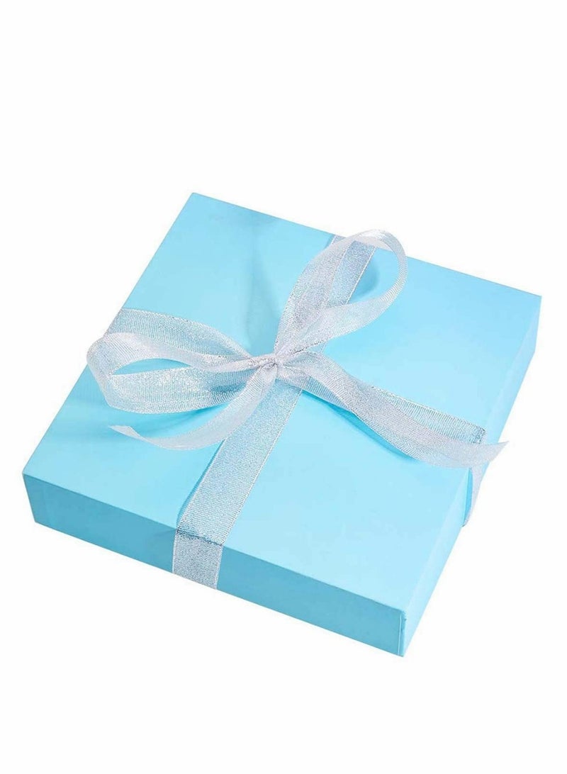 Metallic Glitter Ribbon, Decoration Gift Wrapping Ribbons Organza Glitter Ribbons for Holiday Wedding Birthday Party Decoration Gift Wrapping (2 Pcs Golden + 2 Pcs Silvery) - Image 4
