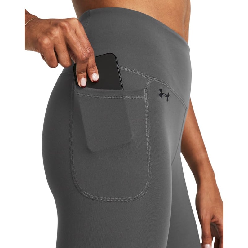Under Armour Womens Motion Ankle Leggings, (025) Castlerock / / Black, Small - Image 3