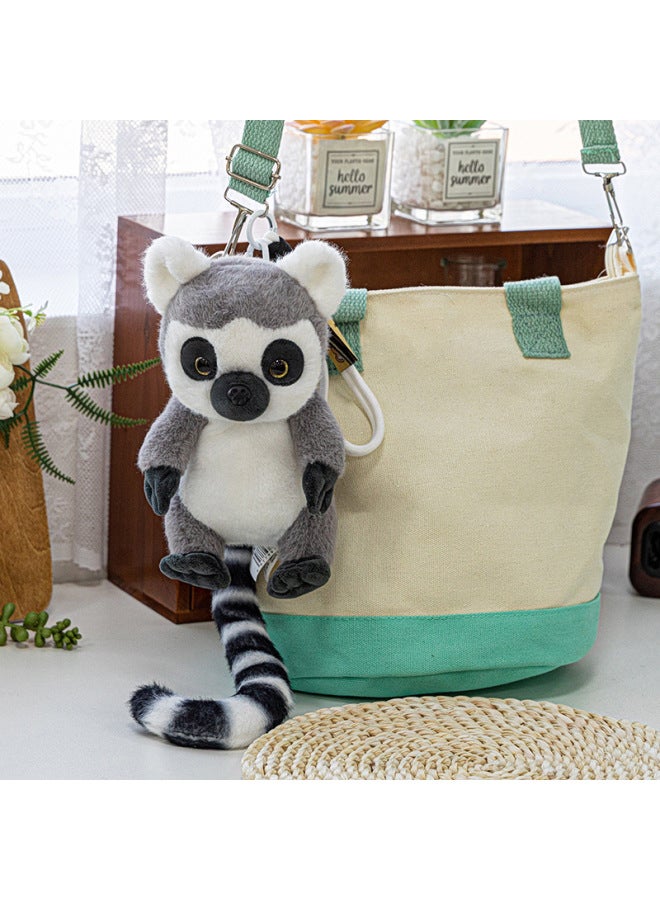 Authentic animal plush toys cute doll backpack pendant 15cm