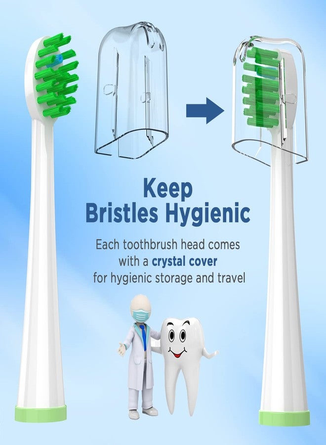 Fregum Replacement Toothbrush Heads for All Waterpik Sonic Fusion Models (SF-01, SF-02, SF-03, and SF-04 Series, Compact, with Covers, 5 Count, White - Image 5