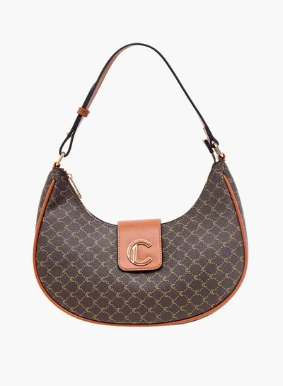 لو كونفورت Women Printed Hobo Bag with Zip Closure and Handle