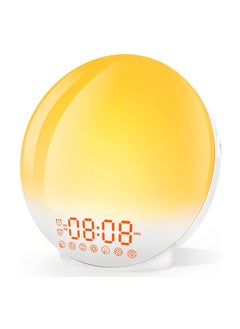 oakura Oakura Sunrise Alarm Clock Wake Up Light 7 Sounds, Dual Alarms, Snooze, FM Radio  - Image 1