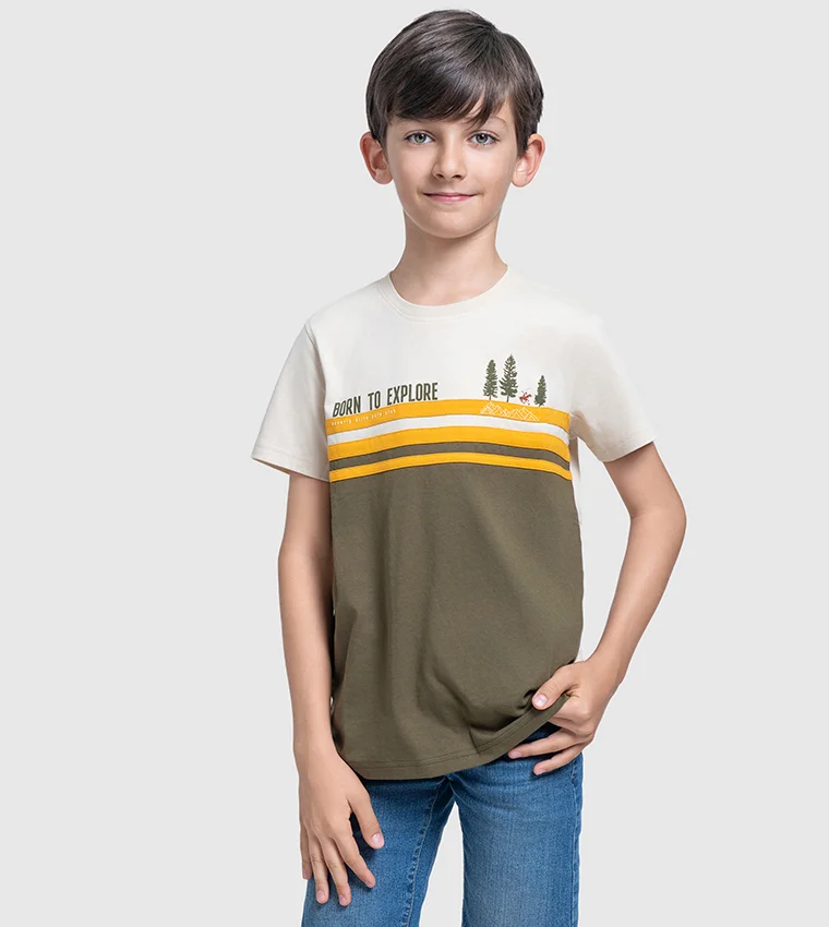 BEVERLY HILLS POLO CLUB Logo Printed T-shirt