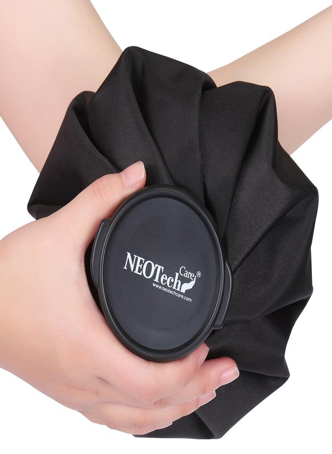 NeoTech Care Ice Bag, Screw Top Fillable, Reusable (Black, 8 inch) - Image 1