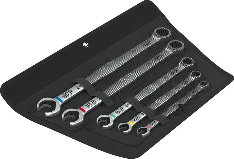 Wera 05020380001 6007 Joker 5 Set 1 Ring ratchet spanner set 5 pieces - Image 2