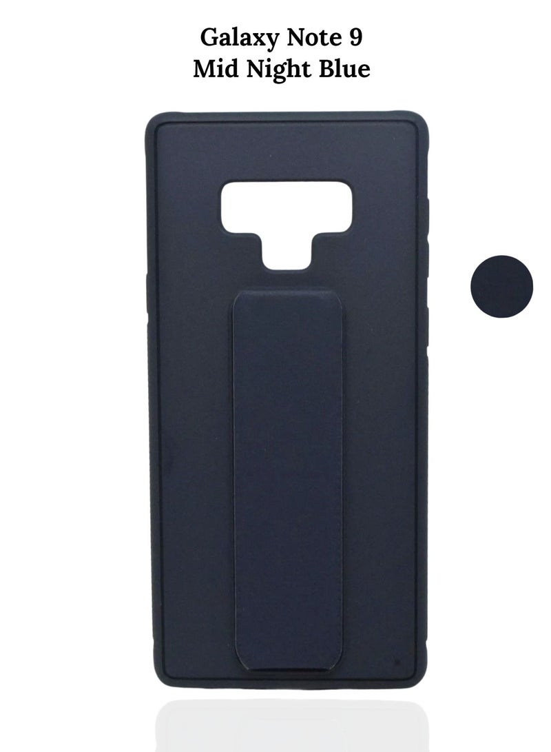 BORTONY Galaxy Note 9 Case Fully Covered With Adjustable Finger Grip Holder+Mobile Stand Shockproof Anti Scratch Protective Case Cover For Samsung Galaxy Note 9 - Image 1