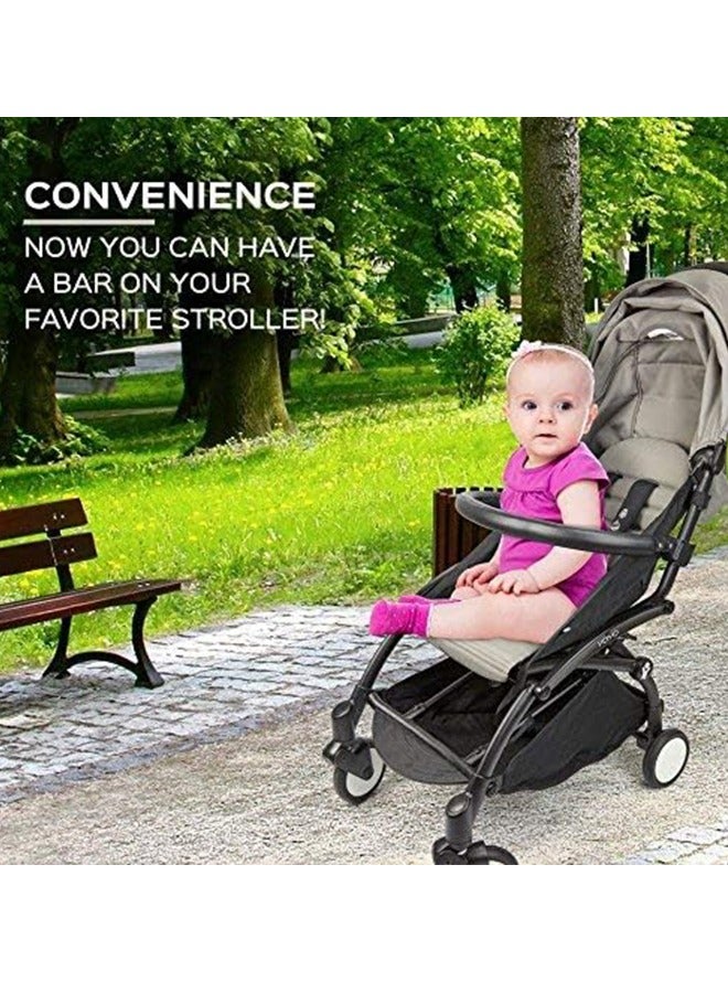 إي وورلد مقود العربة لبيبيزين يويو ويويو+ مع مقبض مبطن من الجلد الصناعي، يوفر وسادة قوية لحماية محسنة، يطوى بسهولة مع عربة الأطفال الخاصة بك. - Image 5