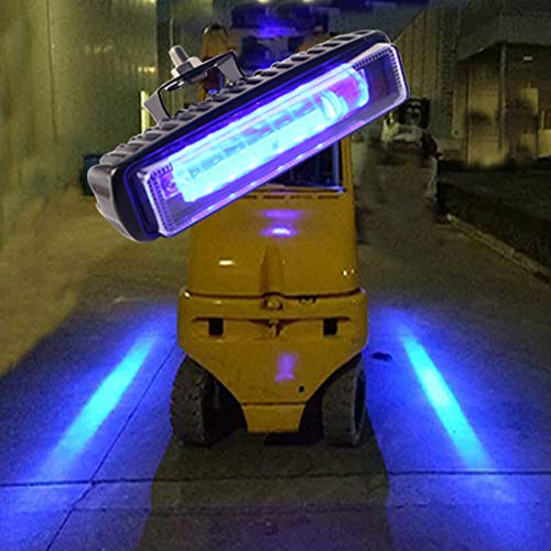 LY8 ضوء أمان رافعة شوكية LED LY8 30W منطقة خطر باللون الأزرق 10-80V (1 قطعة) - Image 2