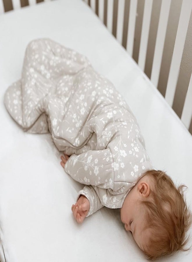 GUNAMUNA Unisex Long Sleeve Sleep Sack, Wearable Sleep Bag for Toddlers and Babies, Soft Rayon, 1.0 TOG, Magnolia, 24-36 Months - Image 5