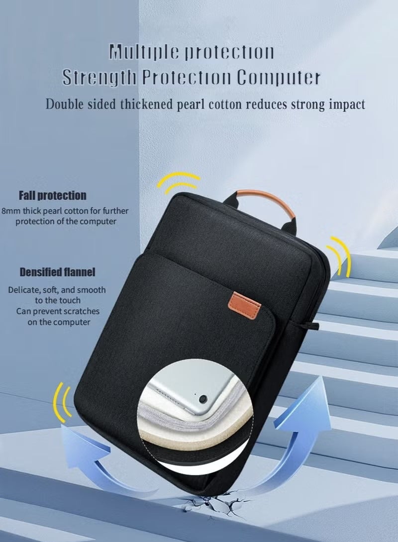 HDWISS 360° Protection Tablet Pad Phone Case Cover Shoulder Bag Compatible with13" MacBook Air ProiPad Pro 12.9-inch and iPad Pro11-inch Surface Waterproof Carrying Sleeve for Keyboard Accessories Cables - Image 4