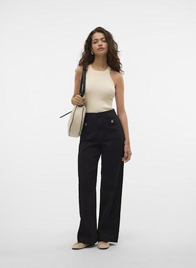VERO MODA Vmkayla Hr Wide Pocket Jeans Mix  - Image 1